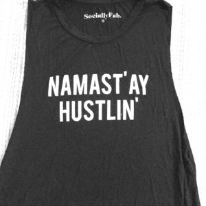 Barre Socks Namastay Hustlin Tank
